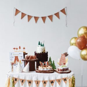 Rustic themed DIY party kit for sweet treats