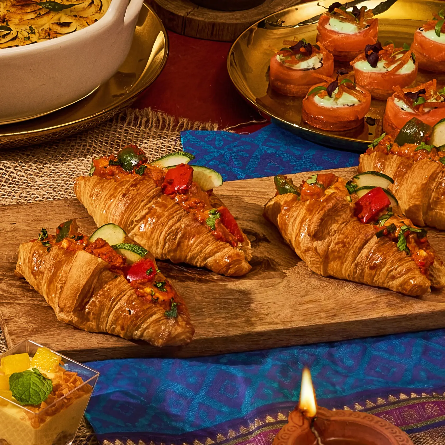 Paneer Tikka Croissant