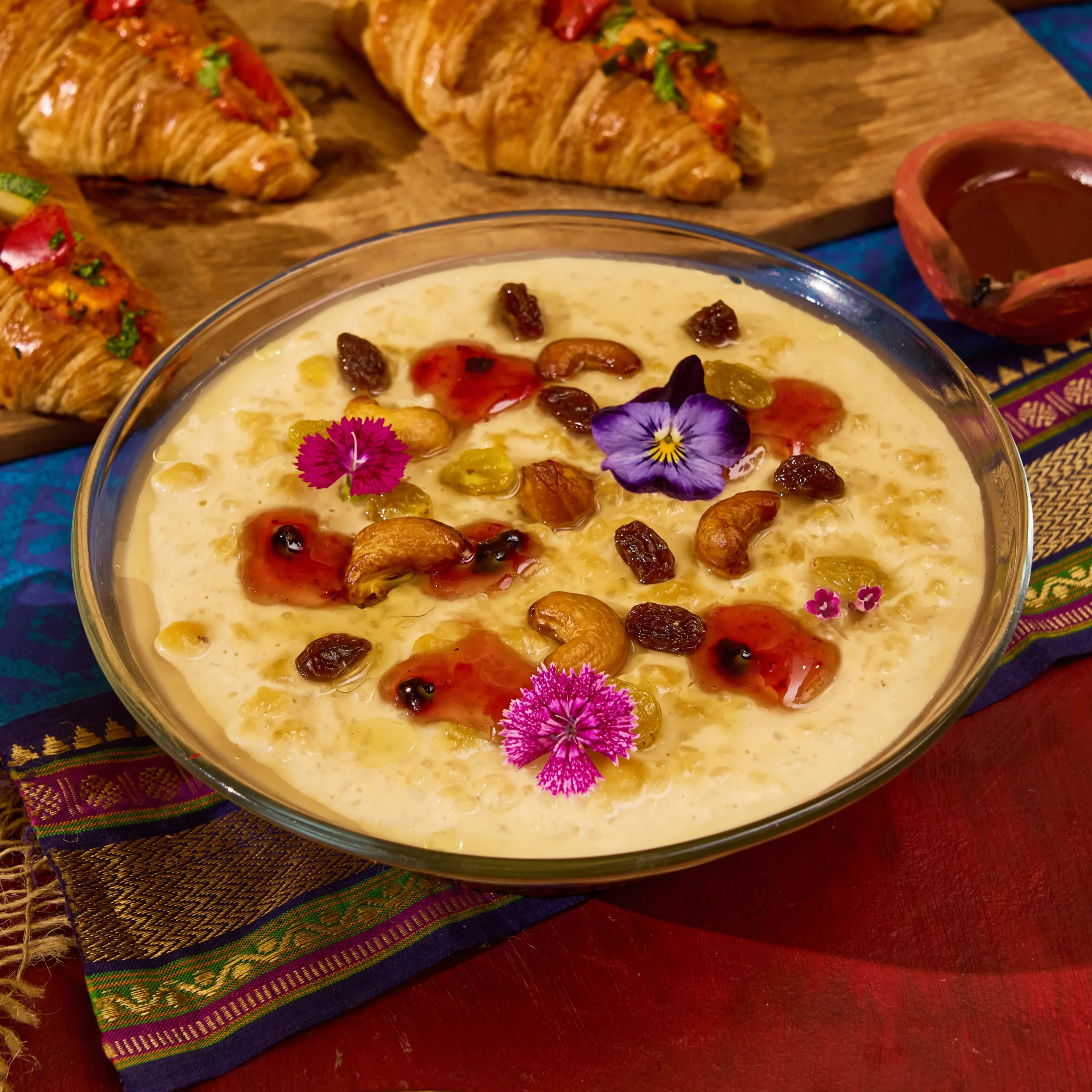 Rice Kheer with Berry Compote